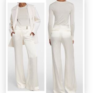 Tom Ford Women's Wide-Leg Satin Pants NWT Size 46 $1320